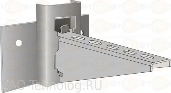 Кронштейн для крепления лотков
