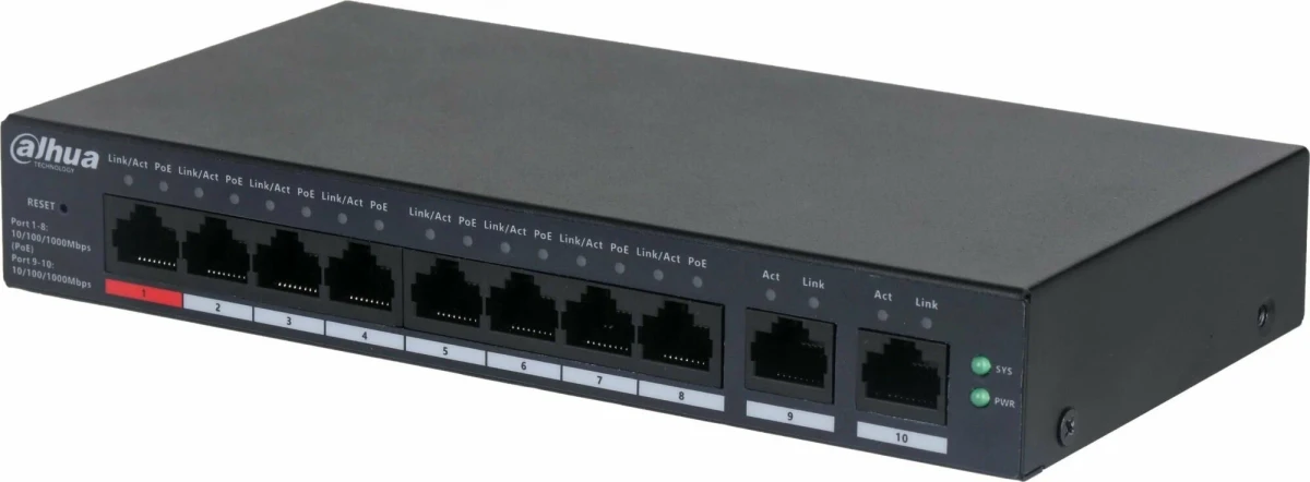 Коммутатор Dahua DH-CS4010-8ET-110