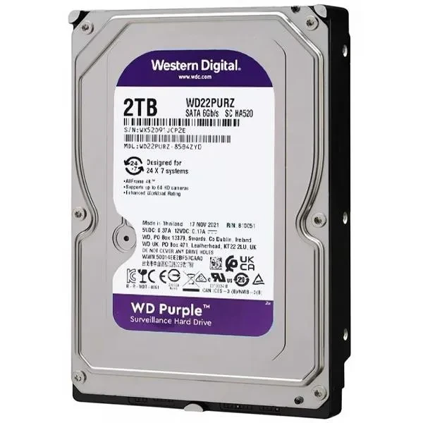 Жесткий диск Wd purple 2 tb