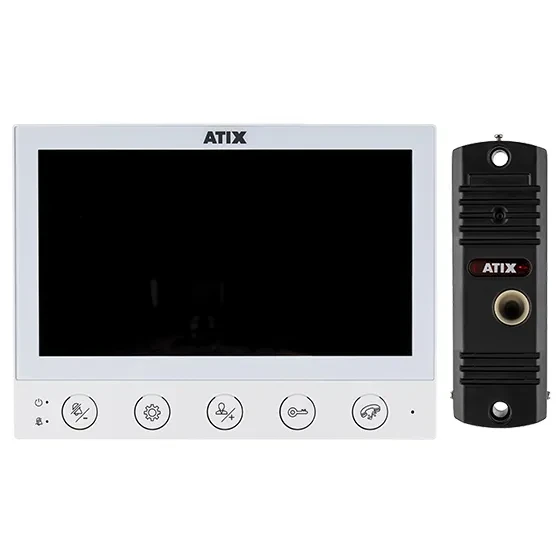 Комплект домофона AT-I-K700F/T White ATIX