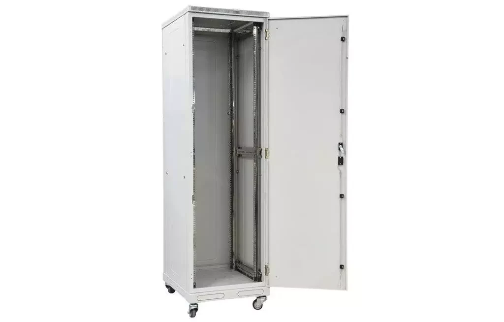Шкаф телекоммуникационный напольный 19”,42U(600X800), ШТ-НП-42U-600-800-М, передняя дверь металл ССД