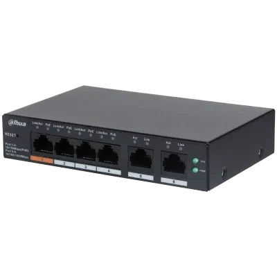 Сетевой PoE коммутатор 4 портовый DH-CS4006-4ET-60